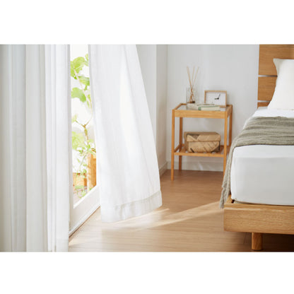 UVカット75% 防炎 レースカーテン 紫外線対策 花柄 オーナメント柄 遮熱 保温 省エネ エレガント 昼見えにくい ホテル 法人 おしゃれ 北欧(代引不可)