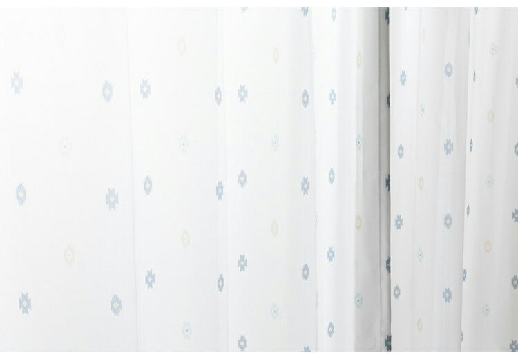 レースカーテン UVカット70% ミラーレースカーテン 昼見えにくい 遮像 プライバシー ウォッシャブル 高機能 レースフォーク(代引不可)