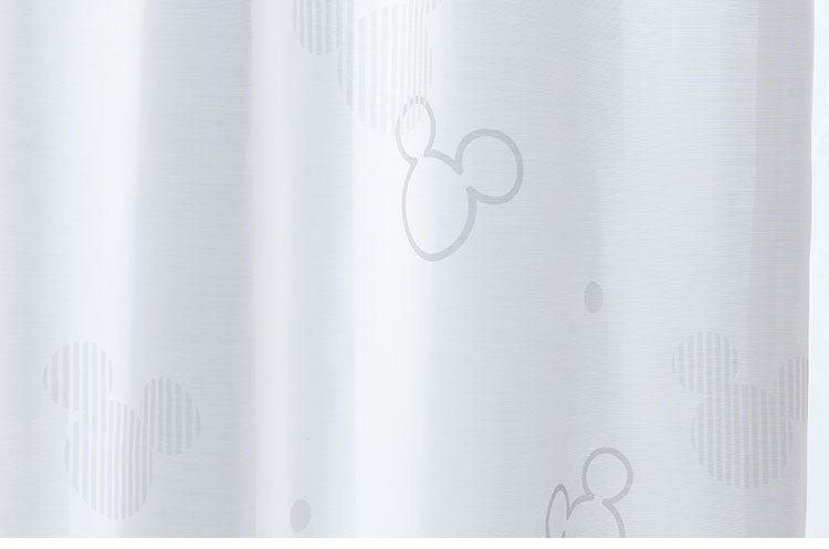 ディズニー UVカット レースカーテン 幅100cm 丈108cm ボイルカーテンカーテン リビング 寝室 子供部屋 カーテン レース おしゃれ かわいい デザイン 【Disney】(代引不可)