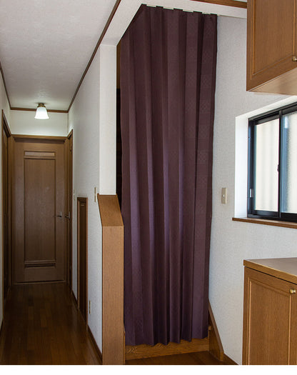 間仕切り 幅100cm 丈250cm 間仕切りカーテン 単品 アコーディオン パタパタ カーテン 仕切り サイズ調整 フリーカット 断熱効果 保湿効果 省エネ 洗える つっぱり 取付簡単(代引不可)