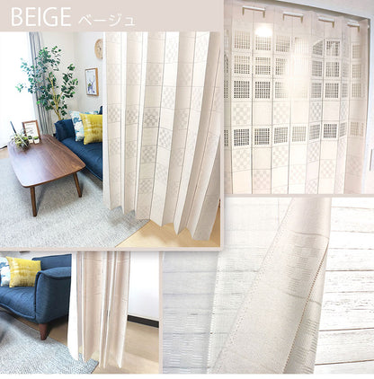 間仕切り アコーディオンカーテン 幅100cm 長さ250cm 日本製 カーテン 洗える のれん 抗菌 消臭 花粉分解 リフレッシュ フリーカット 取り付け簡単 コンパクト おしゃれ 突っ張り つっぱり(代引不可)