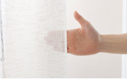 レースカーテン 2枚組 幅100 丈133 176 198 天然素材風 自然風 アイボリー おしゃれ 雰囲気 ウォッシャブル かわいい 一人暮らし 洗濯可能(代引不可)