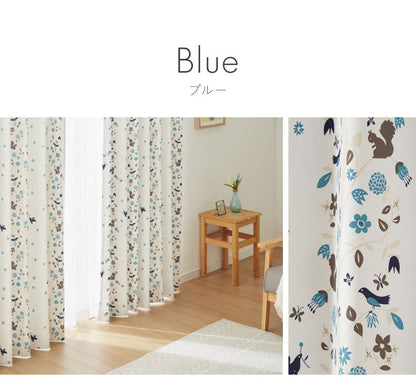 カーテン 2枚組 北欧 遮光 100×135 100×178 100×200 かわいい おしゃれ 2枚セット 断熱 採光 北欧テイスト 韓国風 子供部屋 ドレープカーテン 柄 リーフ柄 花柄 シンプル(代引不可)