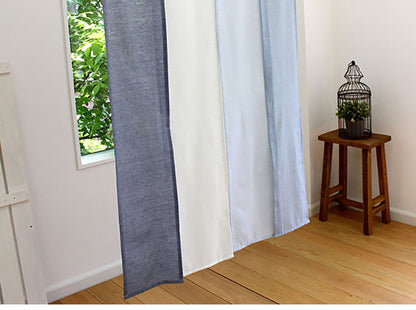 のれん 4つ割れ 幅85cm 長さ170cm 無地 シンプル 北欧 玄関 居間 リビング階段 ロング お洒落 おしゃれ インテリア 洋室 キッチン 子供部屋 ドア 目隠し 間仕切り(代引不可)