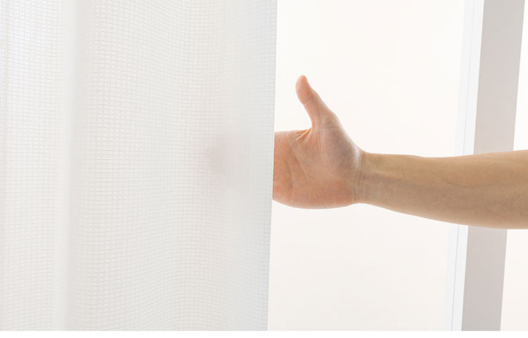 レースカーテン 2枚組 日本製 犬専用消臭 幅100 丈133 176 198 UVカット 昼見えにくい 紫外線 遮熱 保温 省エネ エコ 消臭 ペット 犬 イヌ ミラーレース ウォッシャブル 洗濯可能(代引不可)