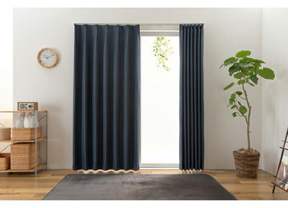 ドレープカーテン 遮光タイプ 3級遮光 遮光カーテン 光を程よく取り入れる 無地 シンプル ストライプ カーテン ドレープカーテン タッセル付き ウォッシャブル(代引不可)