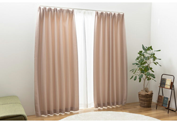 遮光カーテン 2枚セット 1枚単品 カーテン 遮光3級 遮光カーテン 3級遮光カーテン 形状記憶加工 ストライプ プリーツ ドレープカーテン リンピオ(代引不可)