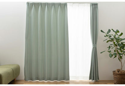 遮光カーテン 2枚セット 1枚単品 カーテン 遮光3級 遮光カーテン 3級遮光カーテン 形状記憶加工 ストライプ プリーツ ドレープカーテン リンピオ(代引不可)