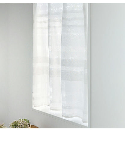 小窓カーテン 60cm×110cm 無地 タックカーテン 簡単取り付け 北欧 おしゃれ かわいい インテリア リビング ダイニング 寝室 キッチン 小さい カフェカーテン 省エネ(代引不可)