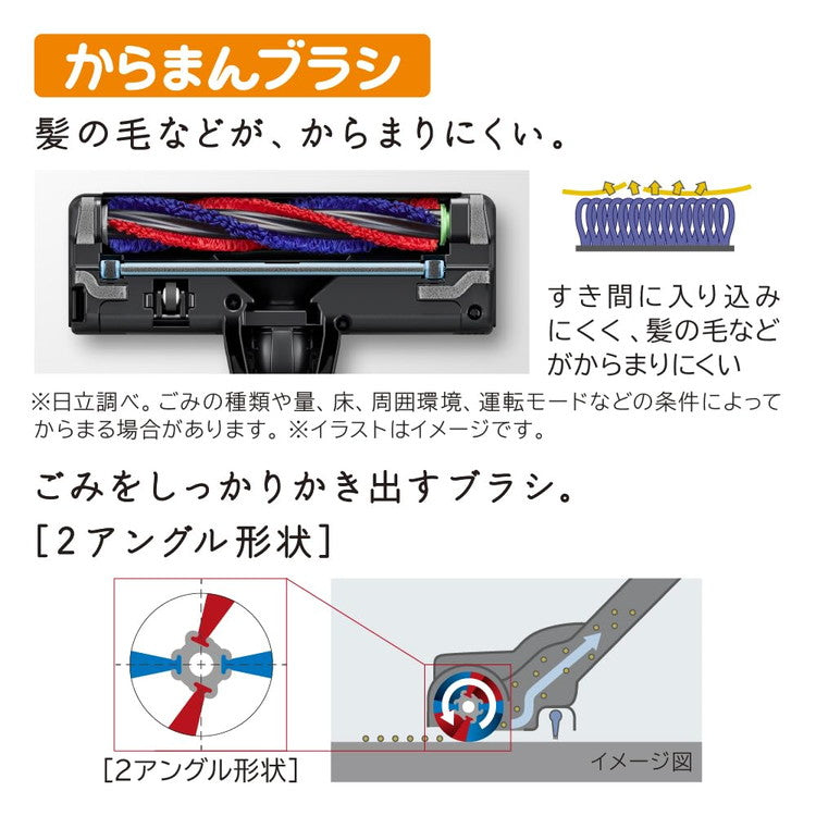 日立 掃除機 かるパックスティック コードレス PKV-BK50P-C HITACHI 自走式 ベージュ クリーナー PKV-BK50P(C)