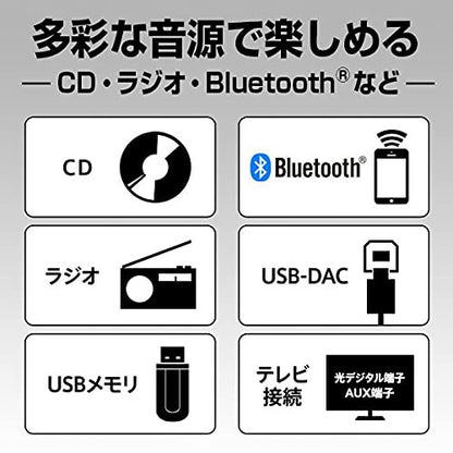 パナソニック CDステレオシステム SC-PMX900-S コンポ Panasonic ミニコンポ シルバー Bluetooth ハイゾレ対応ステレオセット