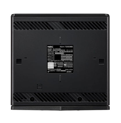 無線LANルータ NEC PA-7200D8BE Aterm Wi-Fi7対応 メッシュ中継機能搭載 ホームルータ ブラック Wi-Fiルータ
