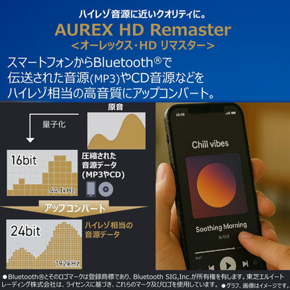 東芝 CD/FMワイヤレススピーカーシステム AX-XSS100(K) ブラック TOSHIBA Bluetooth ラジオ ミニコンポ AUREX
