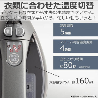 東芝 コードレススチームアイロン TA-FDX970-K ブラックスチール TOSHIBA ハンガーショット機能付き アイロン
