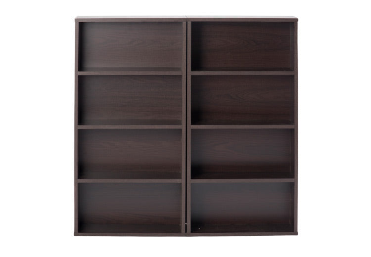 本棚 幅45cm 2台セット キャビネット シェルフ 収納ボックス 本 オープンラック おしゃれ シンプル 木 リビング 木製 オフィス ディスプレイ 漫画(代引不可)