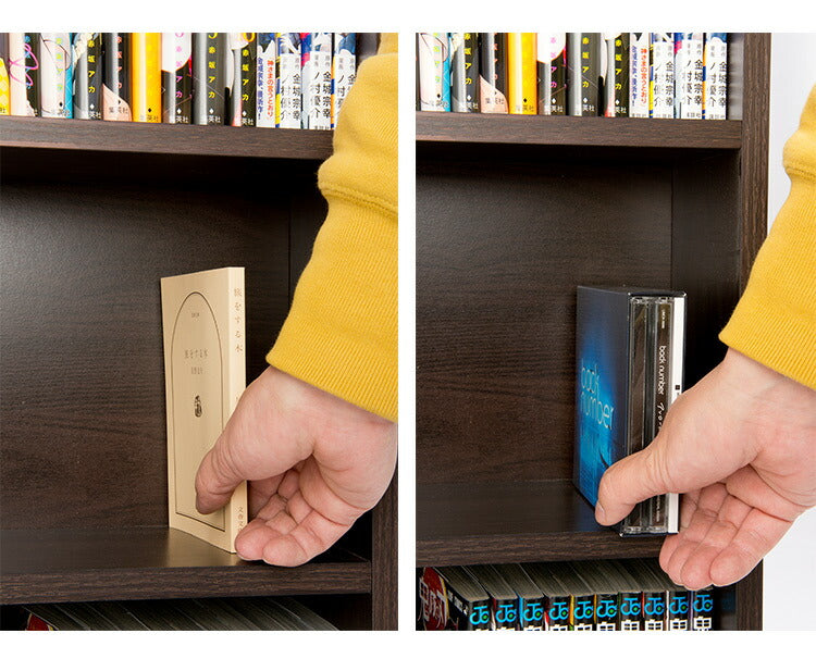 本棚 幅45cm 2台セット キャビネット シェルフ 収納ボックス 本 オープンラック おしゃれ シンプル 木 リビング 木製 オフィス ディスプレイ 漫画(代引不可)