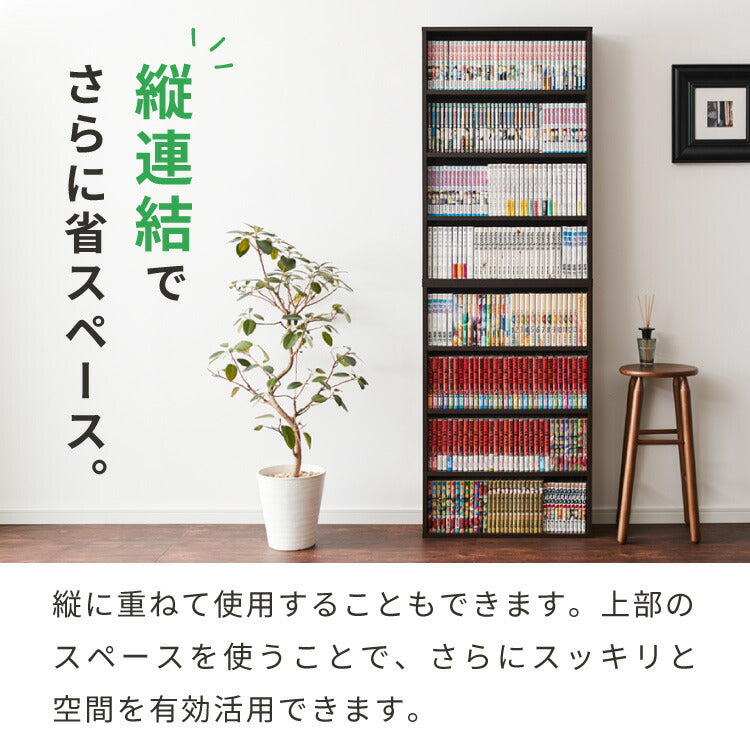 本棚 幅60cm 2台セット キャビネット シェルフ 収納ボックス 本 オープンラック おしゃれ シンプル 木 リビング 木製 オフィス ディスプレイ 漫画(代引不可)