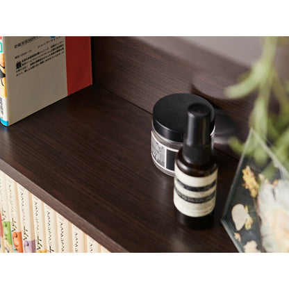 本棚 幅60cm 2台セット キャビネット シェルフ 収納ボックス 本 オープンラック おしゃれ シンプル 木 リビング 木製 オフィス ディスプレイ 漫画(代引不可)