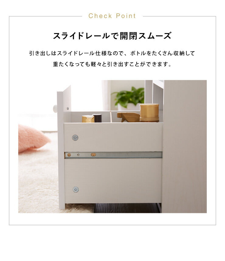 ドレッサー デスク 一面 ガラス テーブル ローデスクにもなるテーブル コスメテーブル センターテーブル 化粧台 収納 コンパクト 鏡 一人暮らし おしゃれ 兼用 一面 Famy(代引不可)