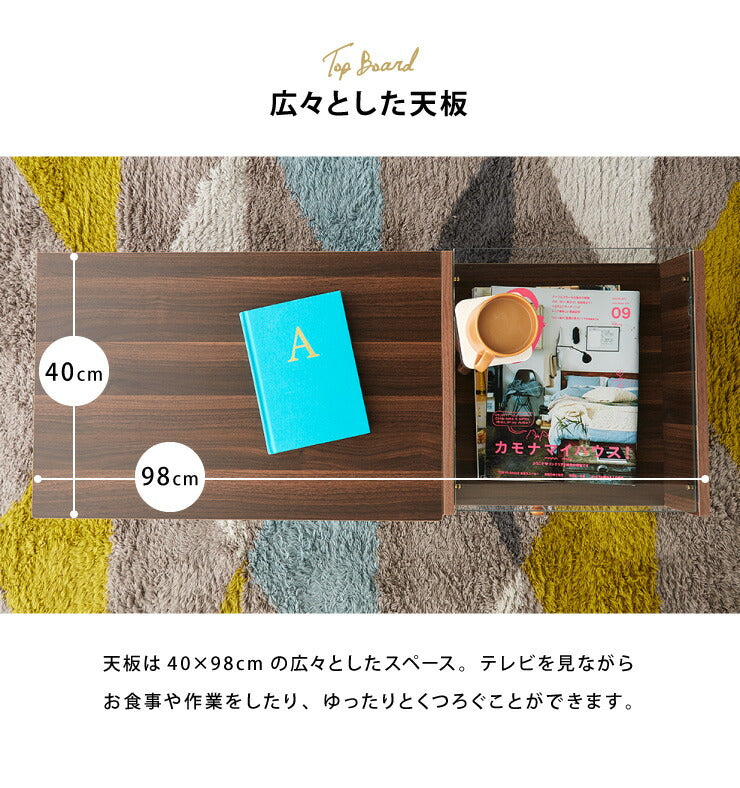 ドレッサー デスク 一面 ガラス テーブル ローデスクにもなるテーブル コスメテーブル センターテーブル 化粧台 収納 コンパクト 鏡 一人暮らし おしゃれ 兼用 一面 Famy(代引不可)