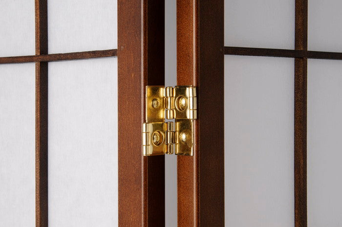 衝立 3連 完成品 高さ90 低め スクリーン 障子 屏風 ついたて 和風 茶色 パーティション パーテーション 個室 飲食店(代引不可)