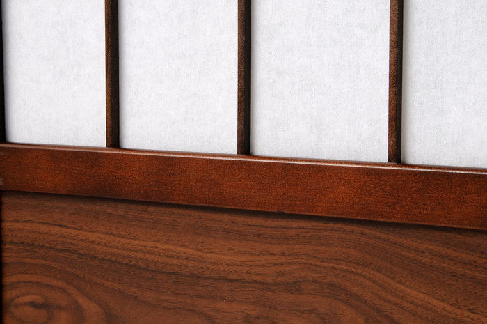 衝立 3連 完成品 高さ90 低め スクリーン 障子 屏風 ついたて 和風 茶色 パーティション パーテーション 個室 飲食店(代引不可)