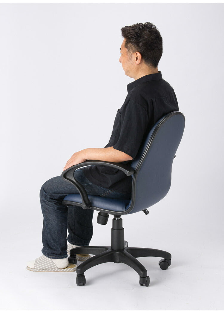 【法人様限定】【風営法 基準サイズ】椅子 麻雀 チェア 肘掛けあり 黒 青 ブラック ブルー オレンジ ブルーグレー 肘有 ひじ有 疲れにくいパソコンデスク用チェア 耐久性あり キャスター付(代引不可)