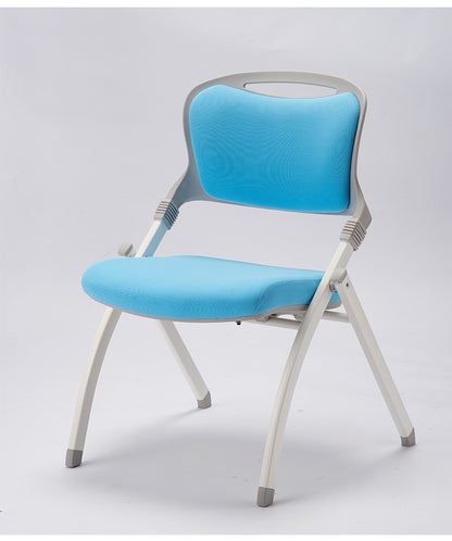 【法人限定】 ミーティングチェア 会議椅子 会議用チェア スタッキングチェア キャスター付き 平行スタッキング 折りたたみ おしゃれ 布張り MJ-40S 2脚セット(代引不可)