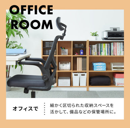 ラック 三段 高さ90cm 仕切り付き 9杯 フリーラック マルチラック シューズボックス シューズラック 下駄箱 カバン置き 収納(代引不可)