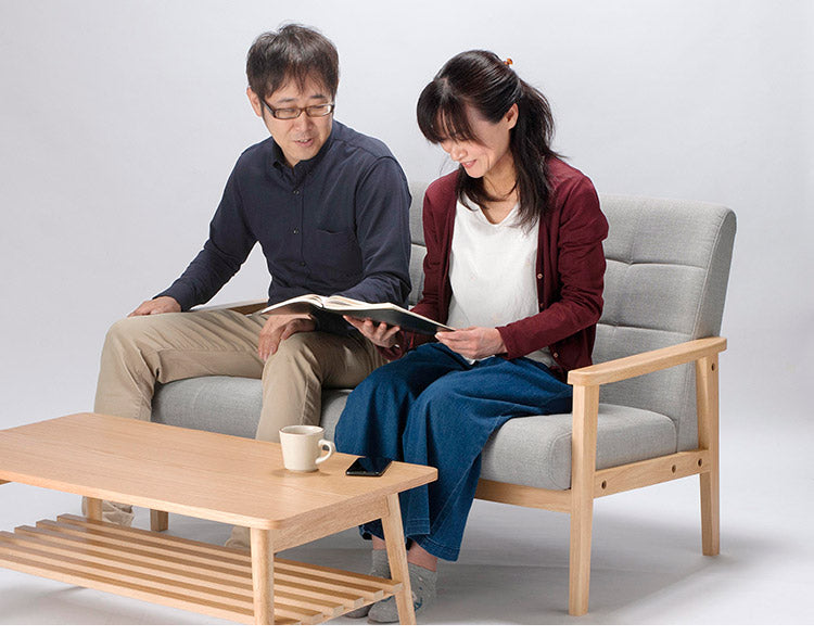 重厚 肘付き 二人掛け 椅子 W1220mm×D780mm×H770mm 高級感 ソファ 一人掛け ローソファ 一人用 エントランス(代引不可)