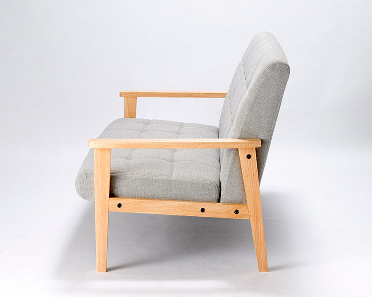 重厚 肘付き 二人掛け 椅子 W1220mm×D780mm×H770mm 高級感 ソファ 一人掛け ローソファ 一人用 エントランス(代引不可)