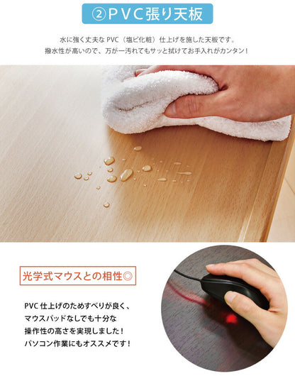 サイドテーブル 折りたたみ テーブル 高さ調節 昇降式 アンティーク ベッドサイドテーブル パソコンデスク カフェテーブル 木製 VP-1ST(代引不可)