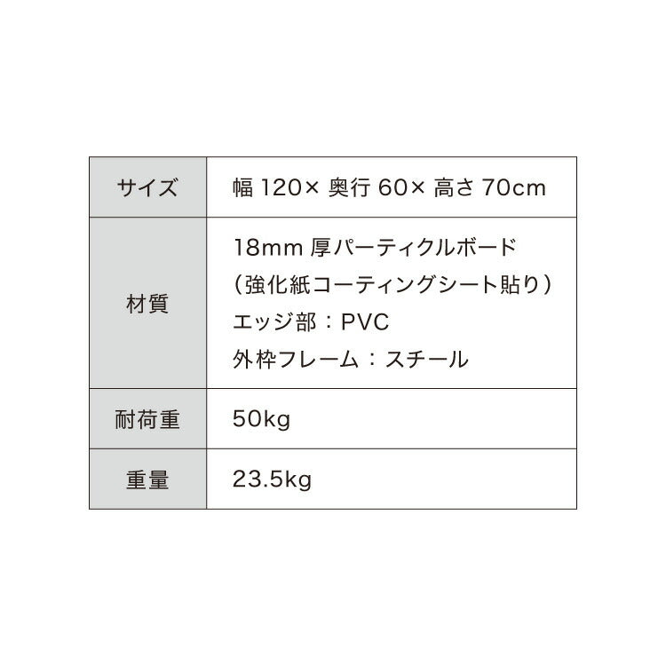 デスク パソコンデスク 幅120cm オフィスデスク 白 ホワイト 平デスク つくえ SOHO 木製 シンプル 机 会社 ワークデスク(代引不可)