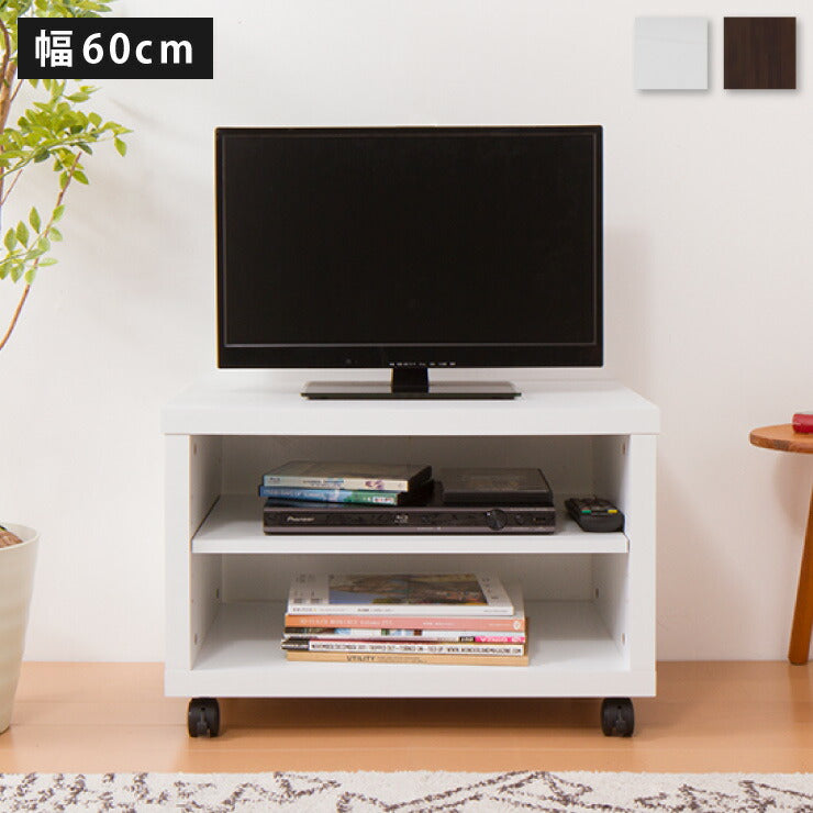 シンプルTV台 STV-600 TV台 テレビボード 一人暮らし 会議室 小型テレビ シンプル家具 サイドテーブル ワゴン(代引不可)