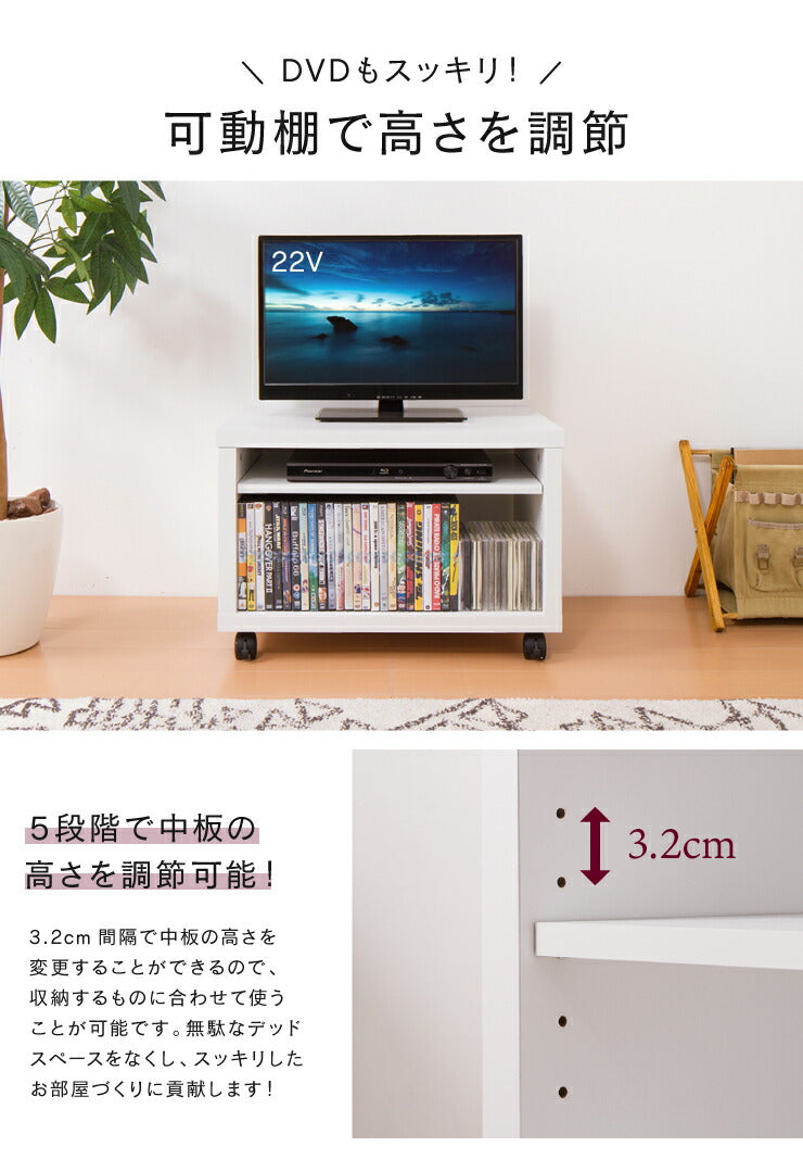 シンプルTV台 STV-600 TV台 テレビボード 一人暮らし 会議室 小型テレビ シンプル家具 サイドテーブル ワゴン(代引不可)