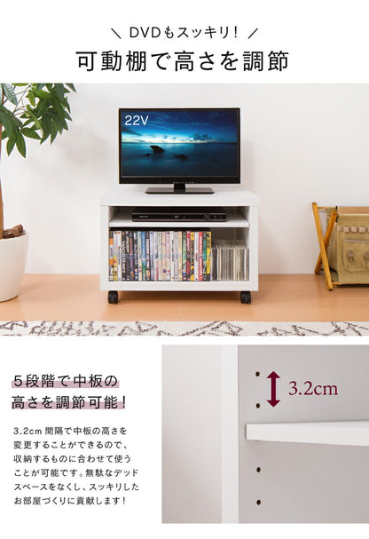 シンプルTV台 STV-600 TV台 テレビボード 一人暮らし 会議室 小型テレビ シンプル家具 サイドテーブル ワゴン(代引不可)