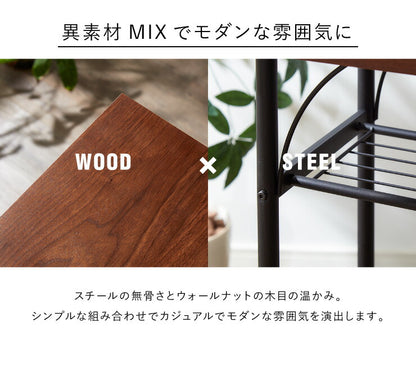 【タム カウンターテーブル 単品】TAM-TT 天然木 幅100 奥行き35 100×35 木製 収納 飲食店 ヴィンテージ おしゃれ 北欧(代引不可)