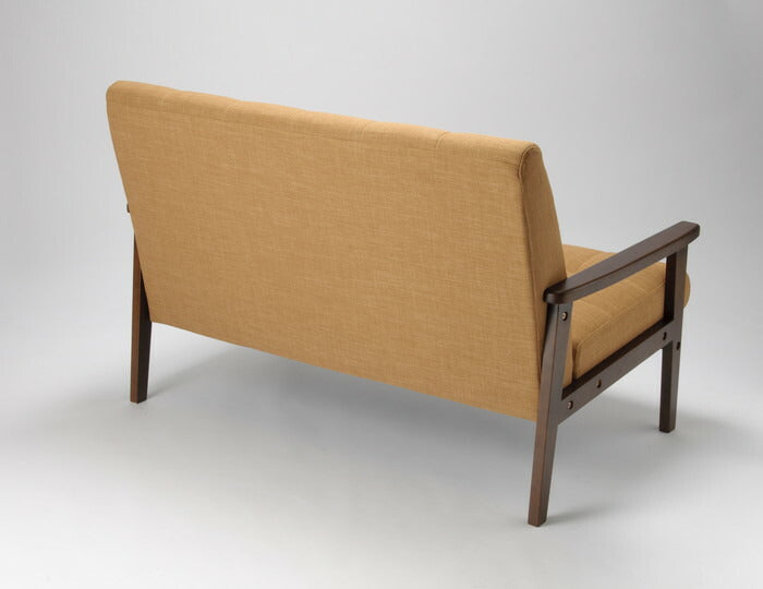 ソファ ソファー 2人掛け 二人掛け 北欧 肘付き フロアソファ おしゃれ かわいい 布張り ブロック調 キルティング(代引不可)