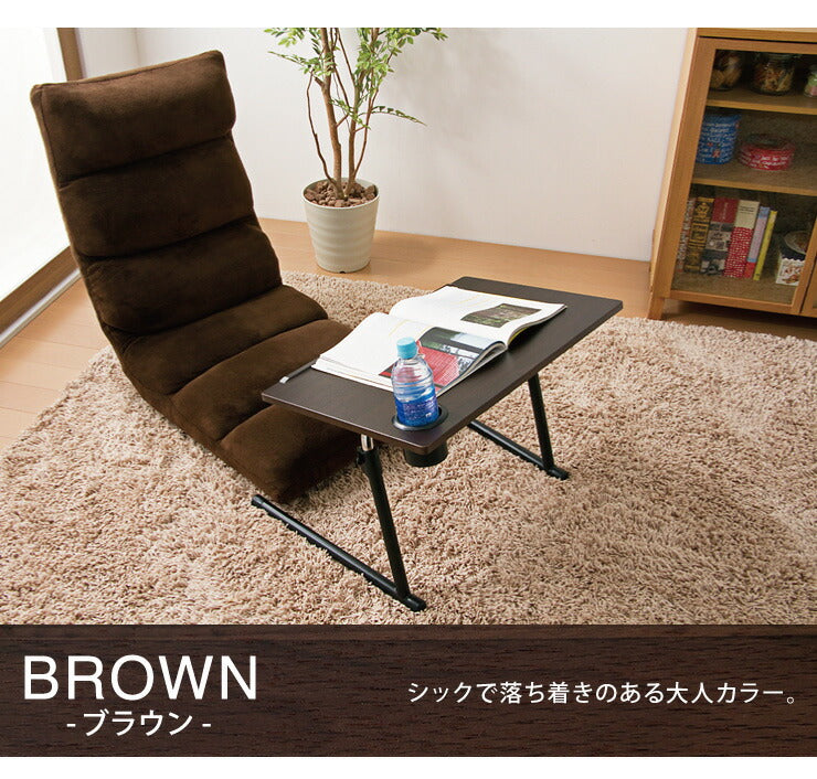 完成品 サイドテーブル ドリンクホルダー付き 補助テーブル 自宅 作業用テーブル 高さ調整 コンパクト収納 高さ調整可能(代引不可)