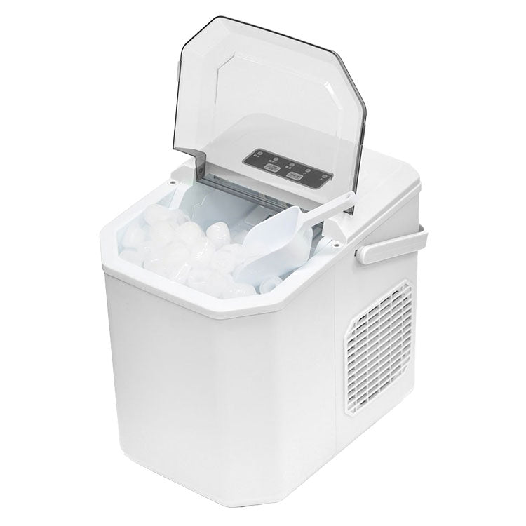 高速製氷機 家庭用 氷 自動製氷機 ホワイト アイスメーカー 大人数 大容量 アウトドア パーティ お酒 晩酌 自動停止 バーベキュー 釣り 氷 製氷機 簡単操作 氷作り 製氷 VS-HI04BE-WH