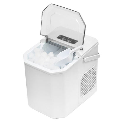高速製氷機 家庭用 氷 自動製氷機 ホワイト アイスメーカー 大人数 大容量 アウトドア パーティ お酒 晩酌 自動停止 バーベキュー 釣り 氷 製氷機 簡単操作 氷作り 製氷 VS-HI04BE-WH
