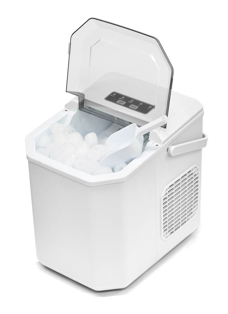 高速製氷機 家庭用 氷 自動製氷機 ホワイト アイスメーカー 大人数 大容量 アウトドア パーティ お酒 晩酌 自動停止 バーベキュー 釣り 氷 製氷機 簡単操作 氷作り 製氷 VS-HI04BE-WH