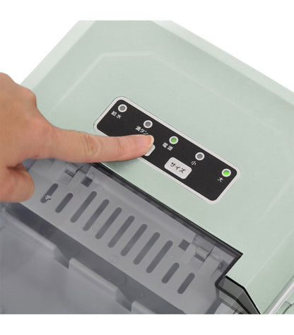 高速製氷機 家庭用 氷 自動製氷機 ミントグリーン アイスメーカー 大人数 大容量 アウトドア パーティ お酒 晩酌 自動停止 バーベキュー 釣り 氷 製氷機 簡単操作 氷作り 製氷 VS-HI04BE-MT