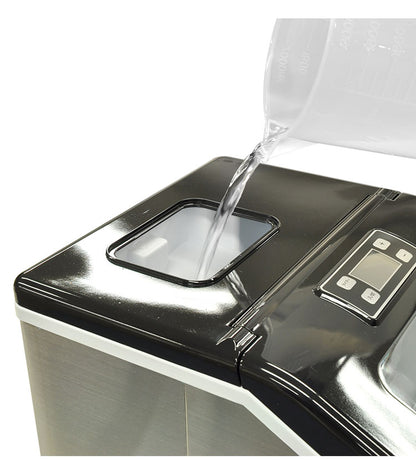 高速製氷機 クリスタルロック 大容量 製氷機 ロックアイス レジャー アウトドア キャンプ バーベキュー 透明氷 家庭用 高速 ボタン式 アイス VS-IC021