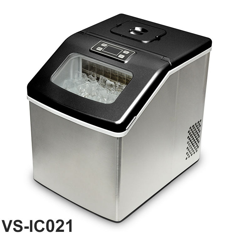 高速製氷機 クリスタルロック 大容量 製氷機 ロックアイス レジャー アウトドア キャンプ バーベキュー 透明氷 家庭用 高速 ボタン式 アイス ベルソス VS-IC021