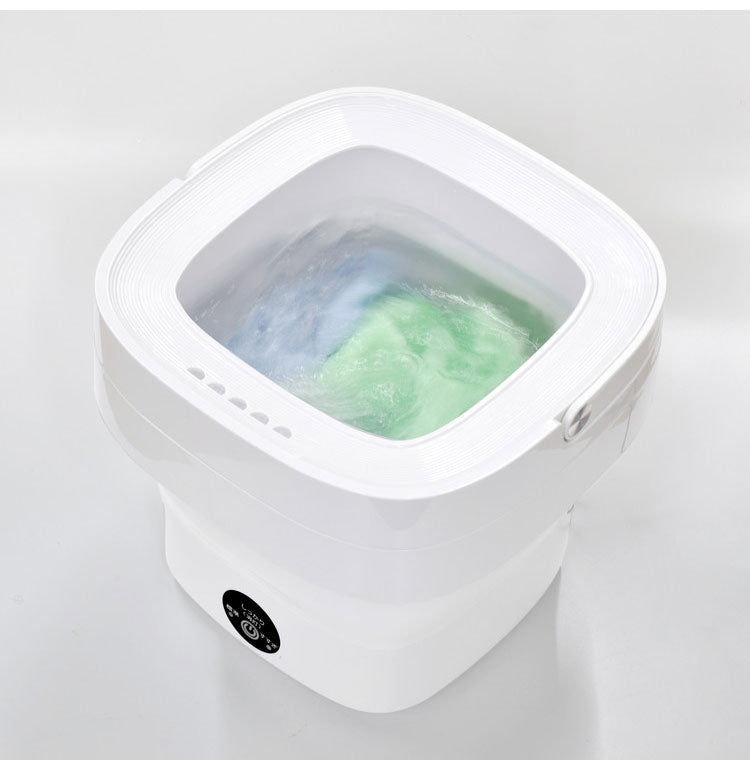 折りたためるコンパクト洗濯機 一人暮らし 折りたたみ洗濯機 バケツ洗濯機 コンパクト 洗濯機 折り畳み洗濯機 水洗い 洗浄 小型 ミニ 軽量 シューズ 靴下 下着 ペット 赤ちゃん プレゼント VS-H027