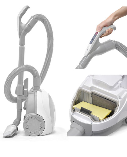 紙パック式 掃除機 紙パック式 各社共通紙パック対応 吸引力 キャニスター型 すきま用吸込口 伸縮パイプ 軽量 軽い コンパクト 5m 5メートル コード付き コード式 一人暮らし 電気掃除機