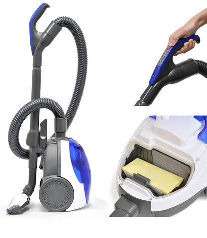 紙パック式 掃除機 紙パック式 各社共通紙パック対応 吸引力 キャニスター型 すきま用吸込口 伸縮パイプ 軽量 軽い コンパクト 5m 5メートル コード付き コード式 一人暮らし 電気掃除機