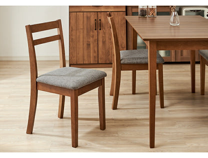 ダイニングチェア 2脚セット 天然木 ファブリック 木製 ダイニング 北欧 食卓 おしゃれ 新生活 チェア 椅子 リビングチェア チェアセット イス チェアー ダイニングチェアー いす