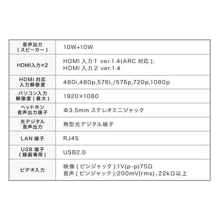 テレビ 32型 液晶テレビ ベゼルレス ダブルチューナー 日本製LSI搭載 32インチ ホテルモード搭載 裏録画 3波 地デジ BS 110度CSデジタル HD simplus シンプラス SP-32TVD-01 VAパネル 壁掛け対応